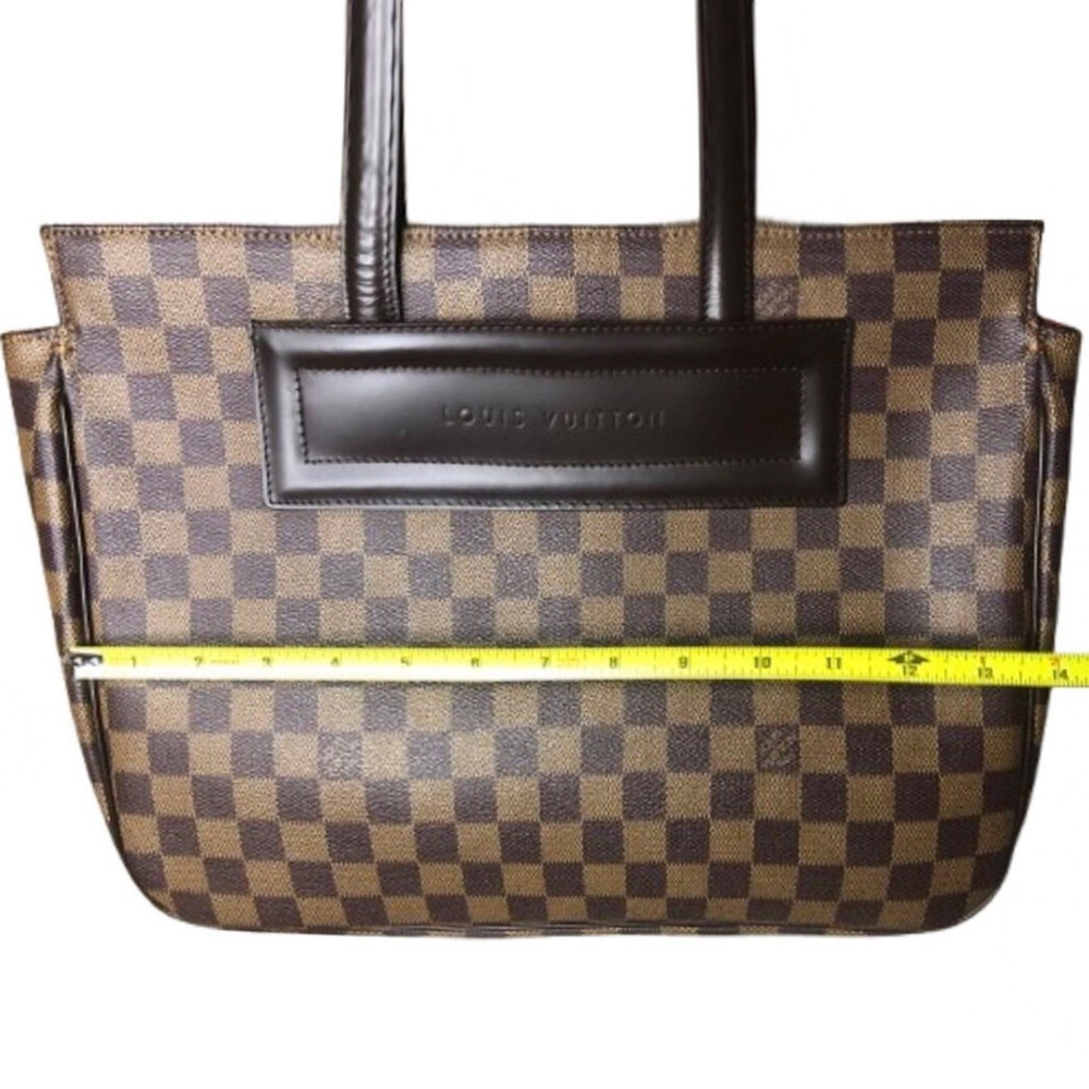 LOUIS VUITTON Damier Ebene PARIOLI Tote Shoulder Bag COMES WITH: DUST BAG, COA - Picture 13 of 17
